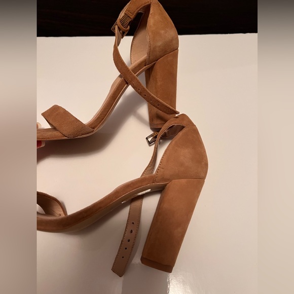 Camel Nude Coloured High Heels in size 6 - Picture 2 of 5